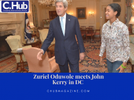 Secretary of State John Kerry HONORS 14 Year Old ZURIEL ODUWOLE in Washington DC