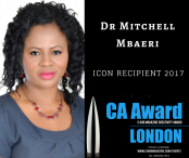 Dr Mitchell Mbaeri to receive Icon recognition at CA Awards 2017.