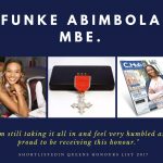 Funke Abimbola MBE.