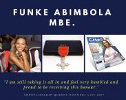 Funke Abimbola shortlisted for MBE in Queens birthday honours list 2017