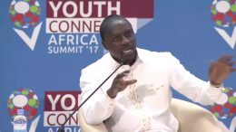 Singer Akon in Rwanda Younth summit.