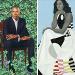 President Obama and Michelle’s portrait for the Smithsonian gallery