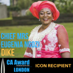 ICON RECIPIENT: Chief Mrs Eugenia Ngozi Dike.