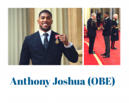 Buckingham Palace awards Anthony Joshua OBE.