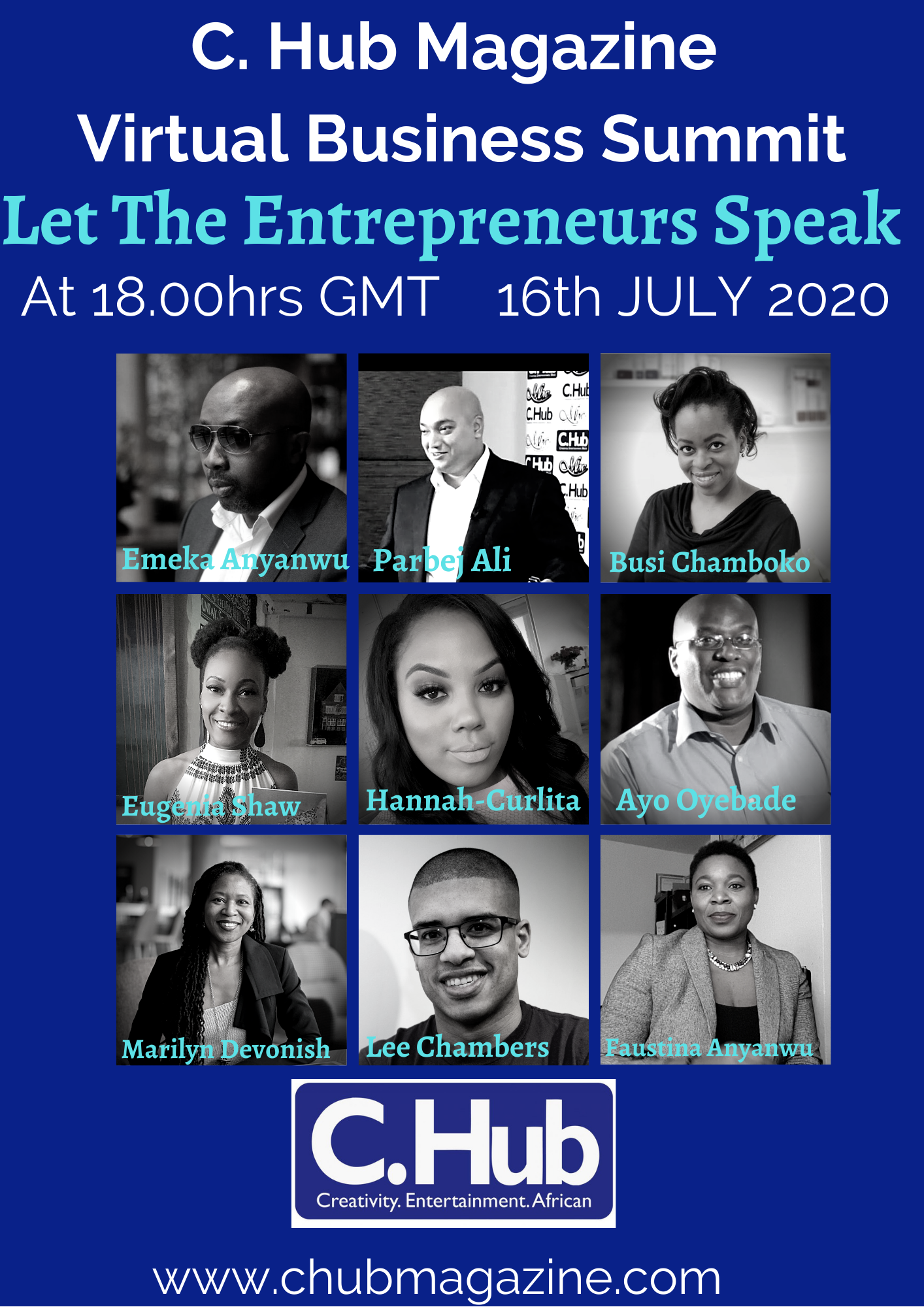 Business Summit Let the Entrepreneurs Speak. C.Hub Magazine